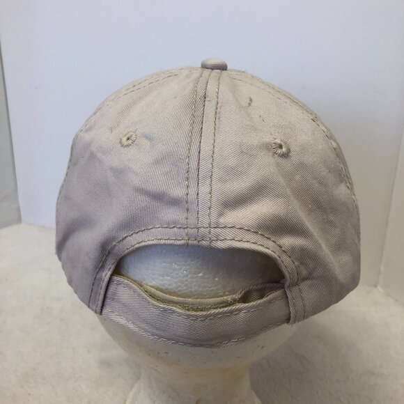 Bushnell Beige Cotton Adjustable Baseball Hat Cap Unisex - Picture 3 of 8